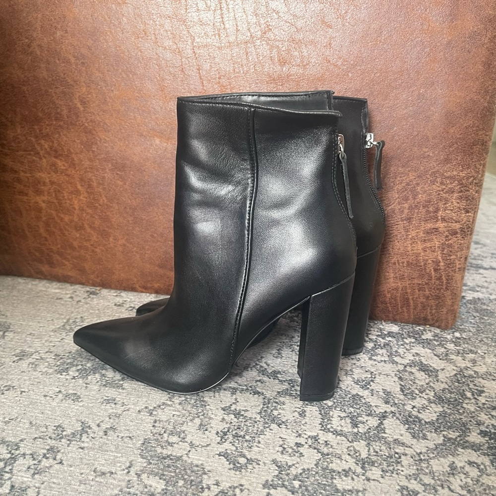 Steve Madden Black Heeled Boots